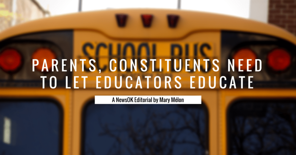 Parents, constituents need to let educators educate graphic