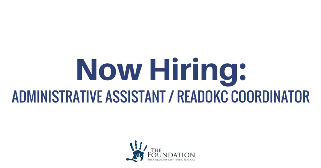 Administrative Assistant / ReadOKC Coordinator Graphic